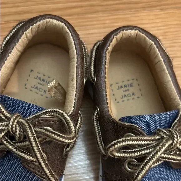 JANIE AND JACK BOY’S BOAT SHOES - Picture 5 of 6